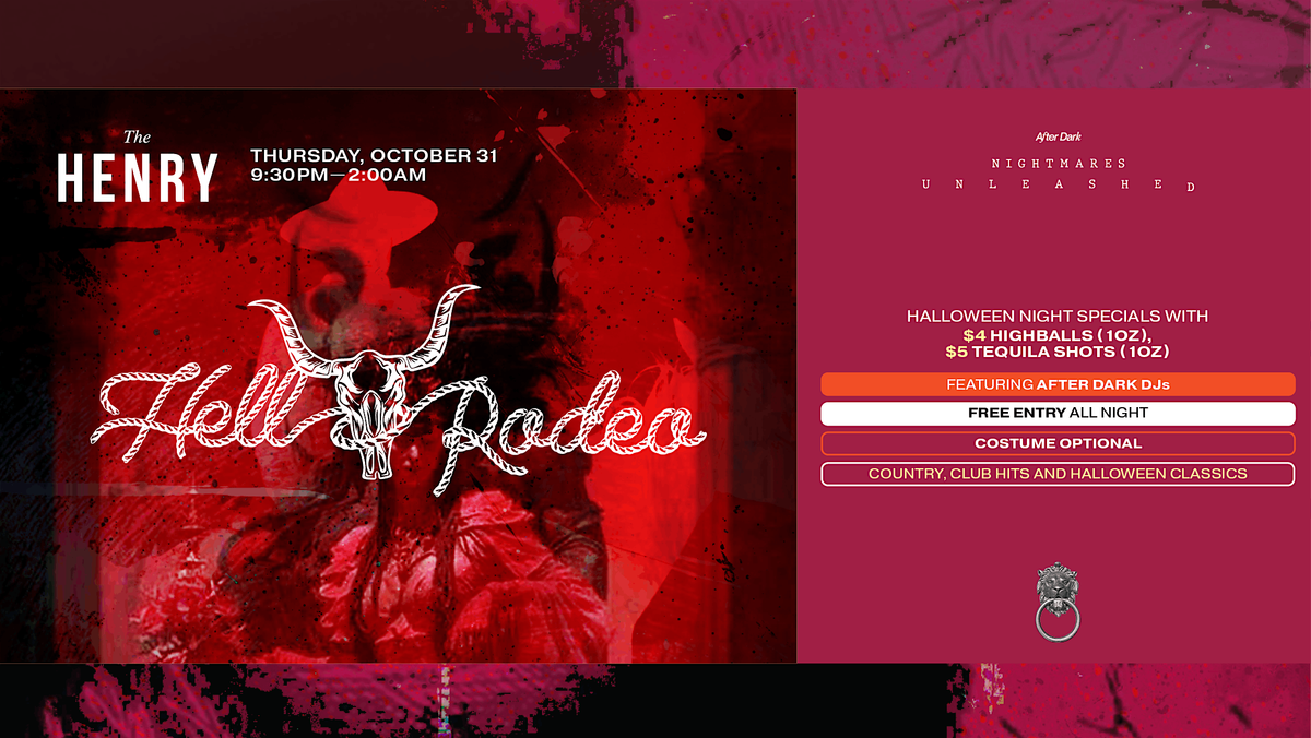 HELL-O-RODEO HALLOWEEN NIGHT AT THE HENRY