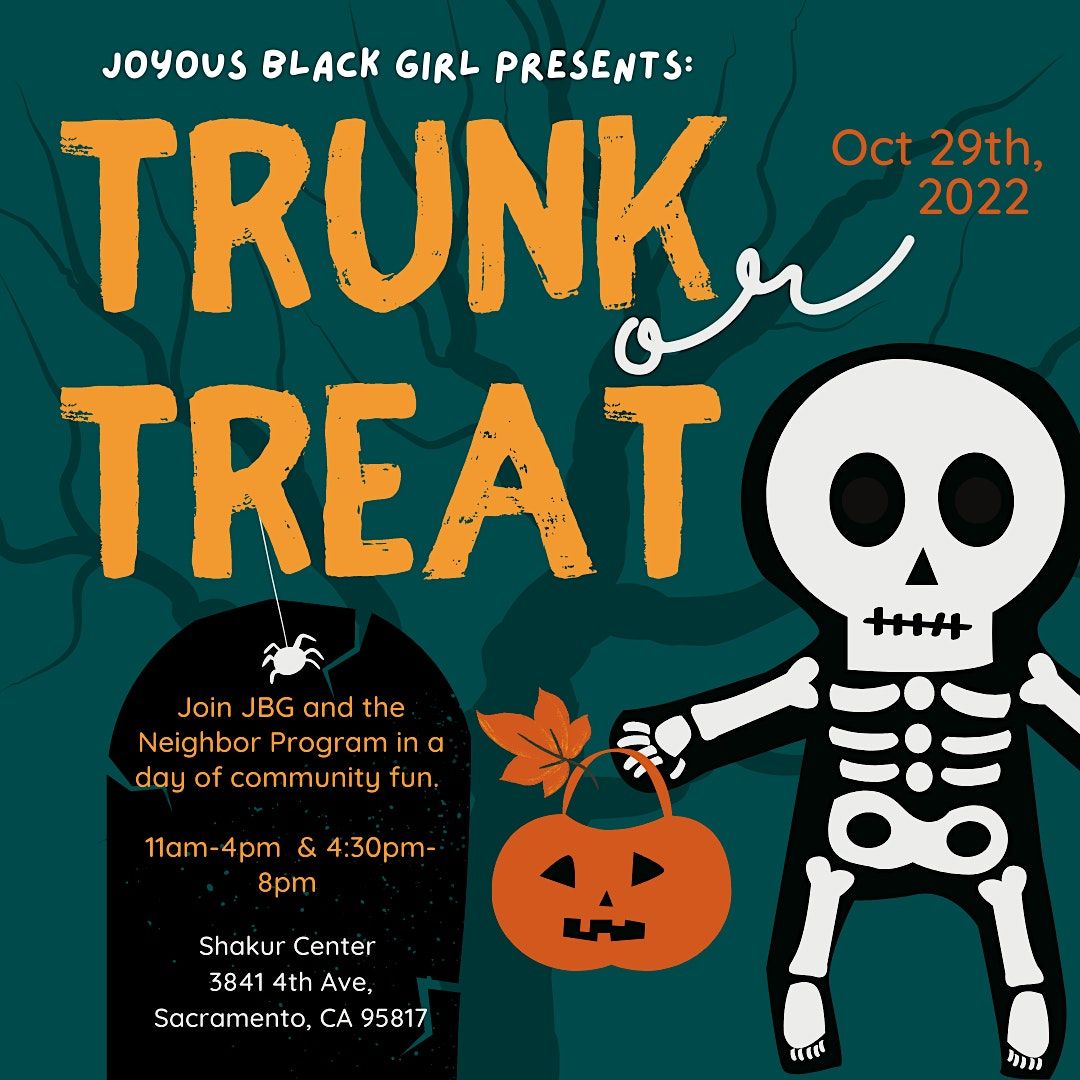 Trunk or Treat 3841 4th Ave, Sacramento, CA October 29, 2025