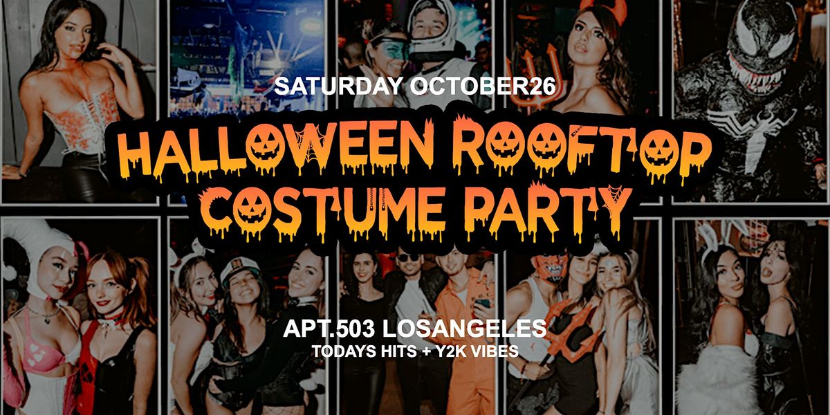 Halloween Rooftop Costume Party in LosAngeles!