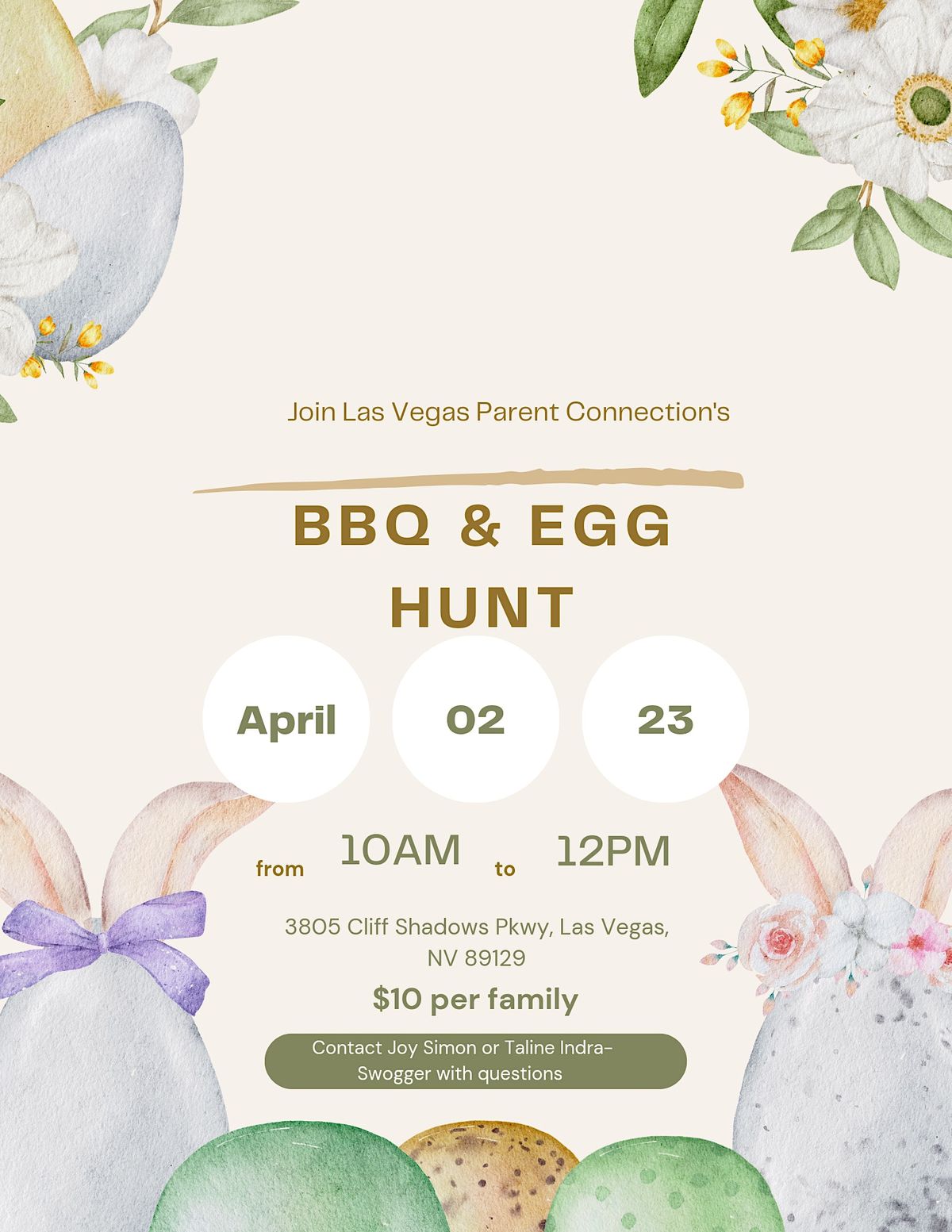 EASTER EGG HUNT AND BBQ
