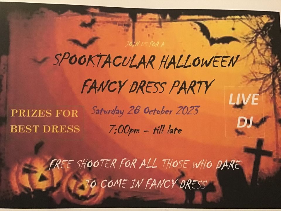 SPOOKTACULAR HALLOWEEN ? FANCY DRESS PARTY Legends Tavern