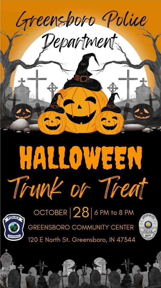 Trunk or Treat Greensboro Police Department October 28, 2023