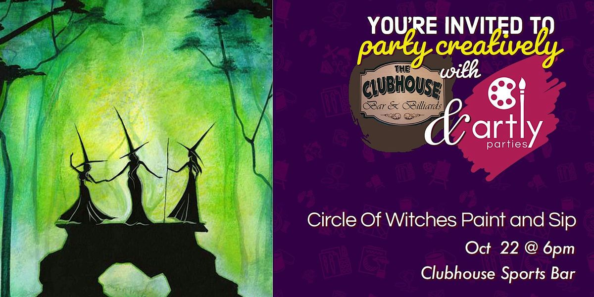 Circle Of Witches Paint and Sip