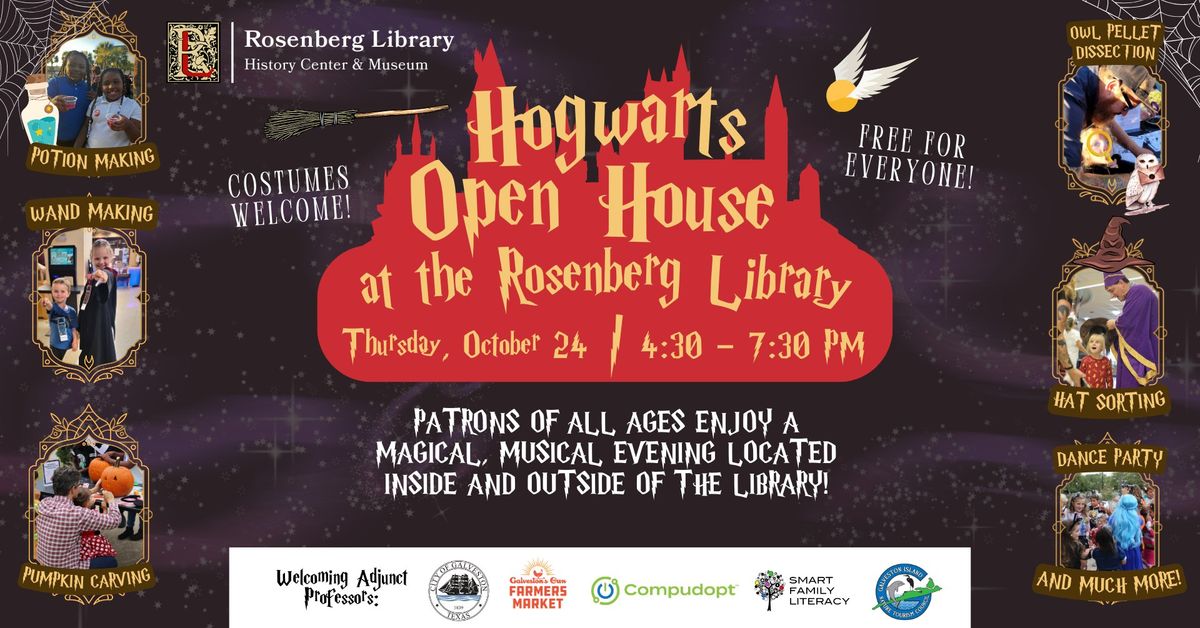 Hogwarts Open House at the Rosenberg Library 