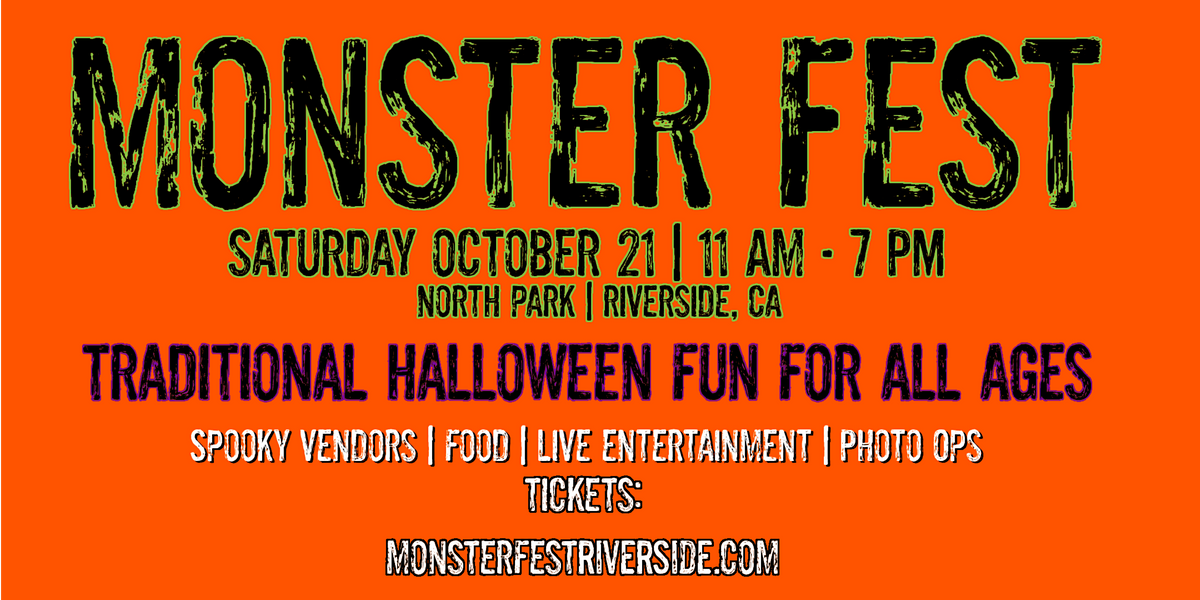 Monster Fest Riverside North Park, Riverside, CA October 21, 2023