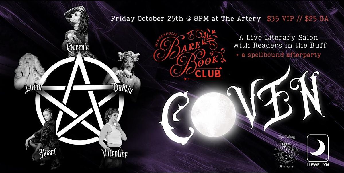 Bare Book Club Minneapolis and Llewellyn Worldwide Present Coven