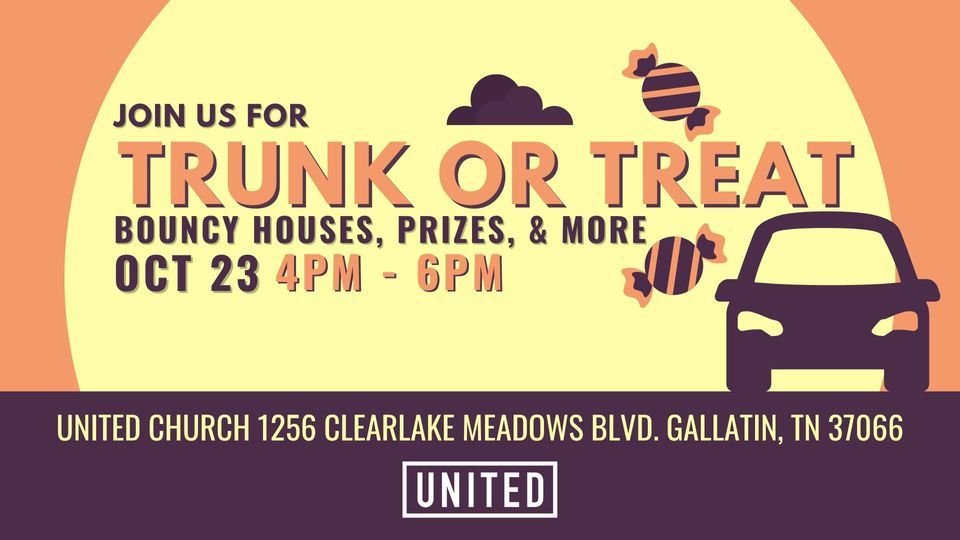 Trunk or Treat 2022 United Church, Gallatin, TN October 23, 2022