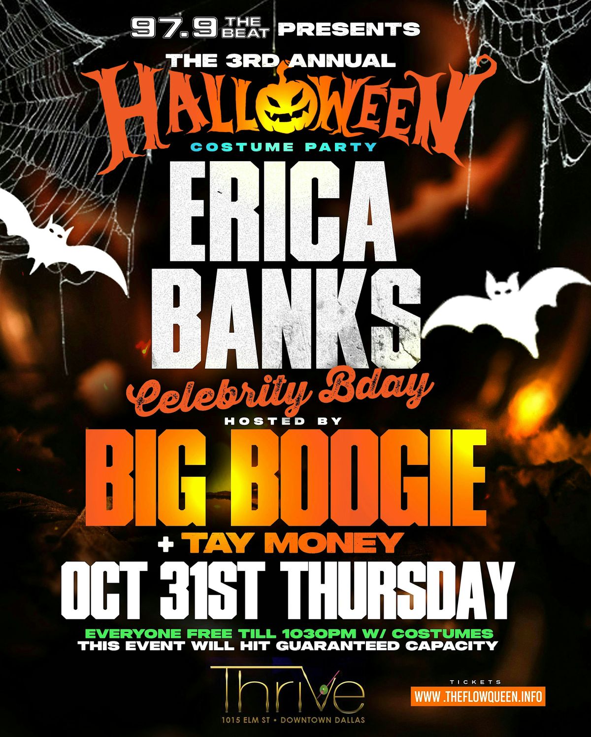 Halloween Costume Party Hosted By Erica Banks , Big Boogie and Tay money