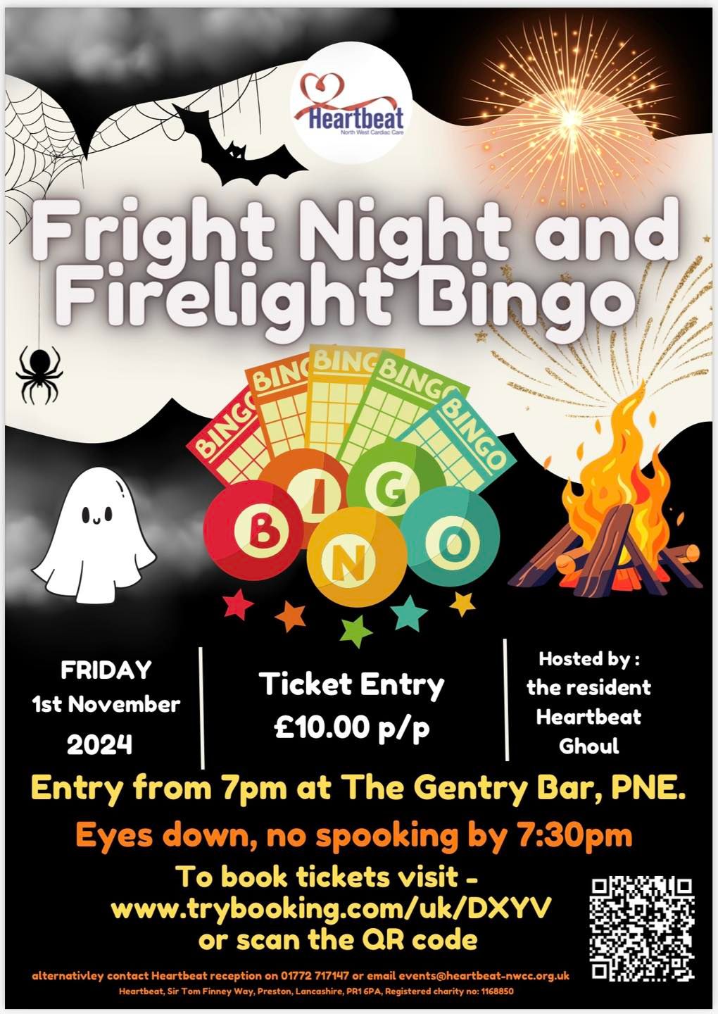 Fright Night and Firelight Bingo