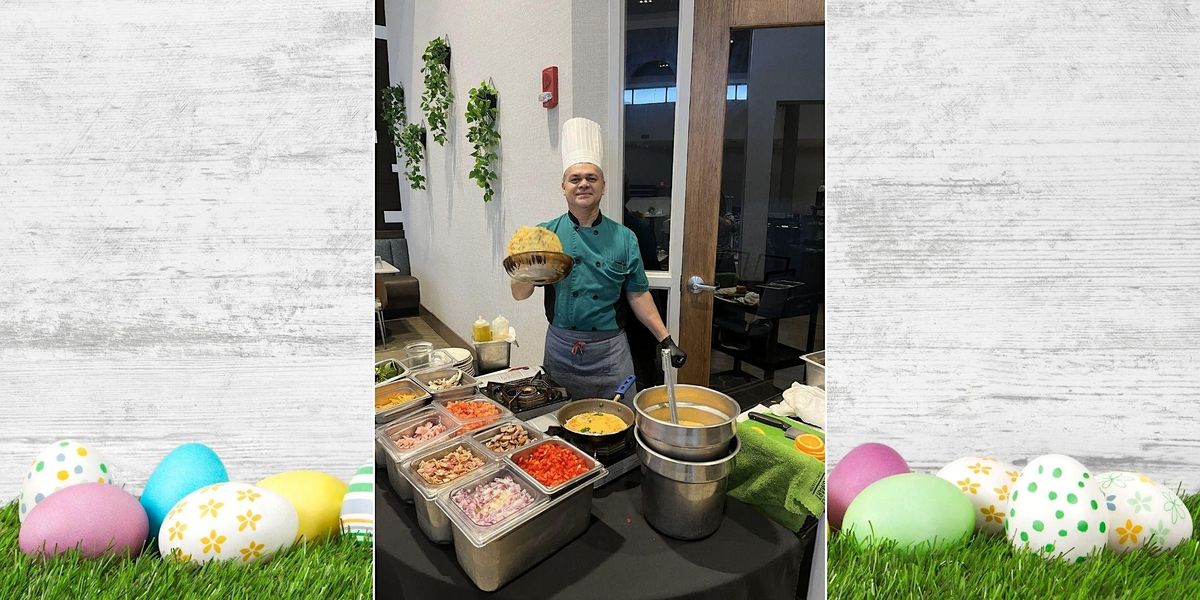 Hippity Hop to Our Easter Brunch: Omelet Station, Egg Hunt, and Bunny Fun!