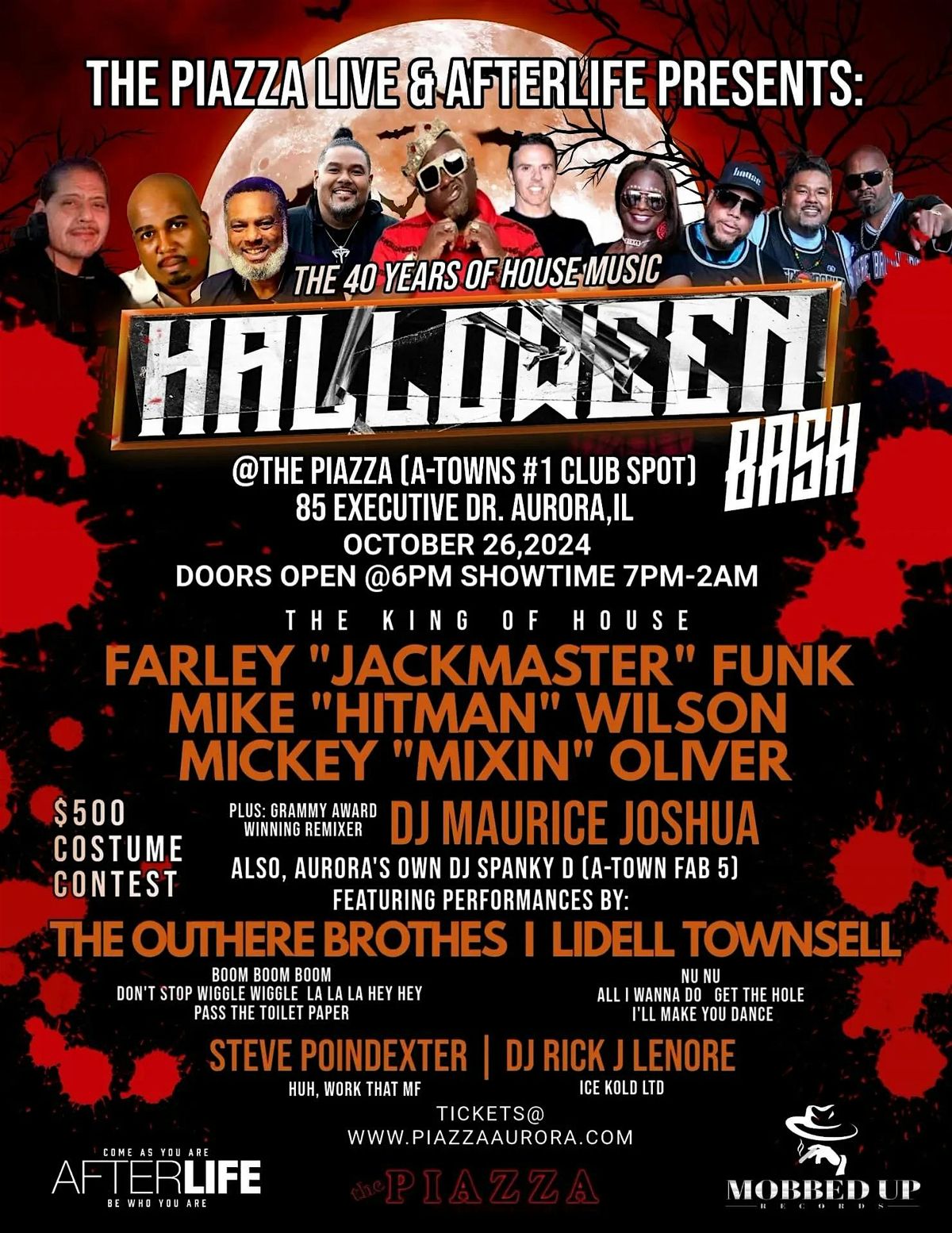 The 40 Yrs Of House Halloween Bash: Farley Jackmaster Funk, Outhere Bros &