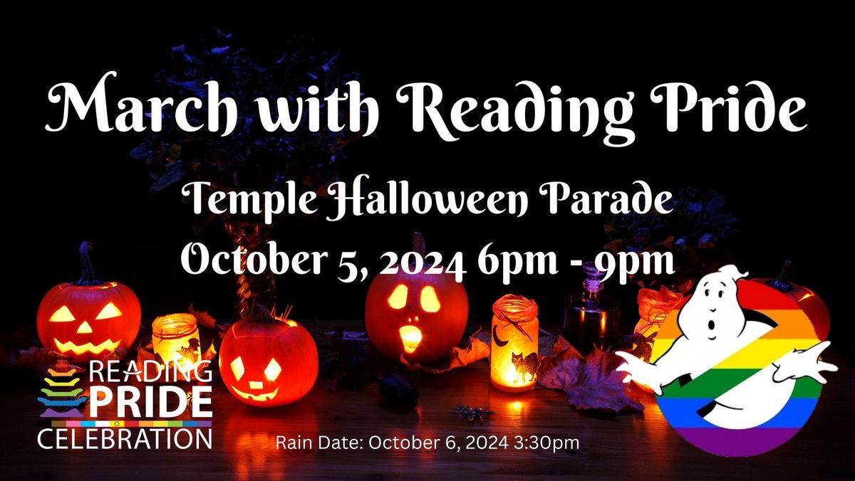 March with Pride in the Temple Halloween Parade