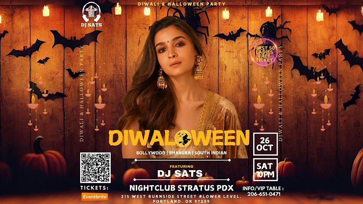 DIWALOWEEN - PORTLAND DIWALI & HALLOWEEN PARTY | @STRATUS NIGHTCLUB