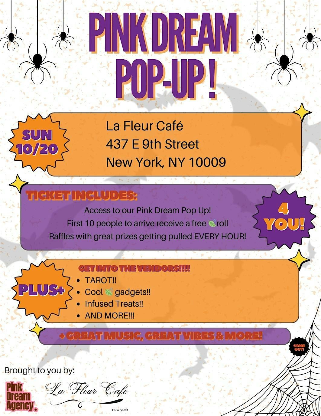 Pink Dream Agency Halloween Pop-Up