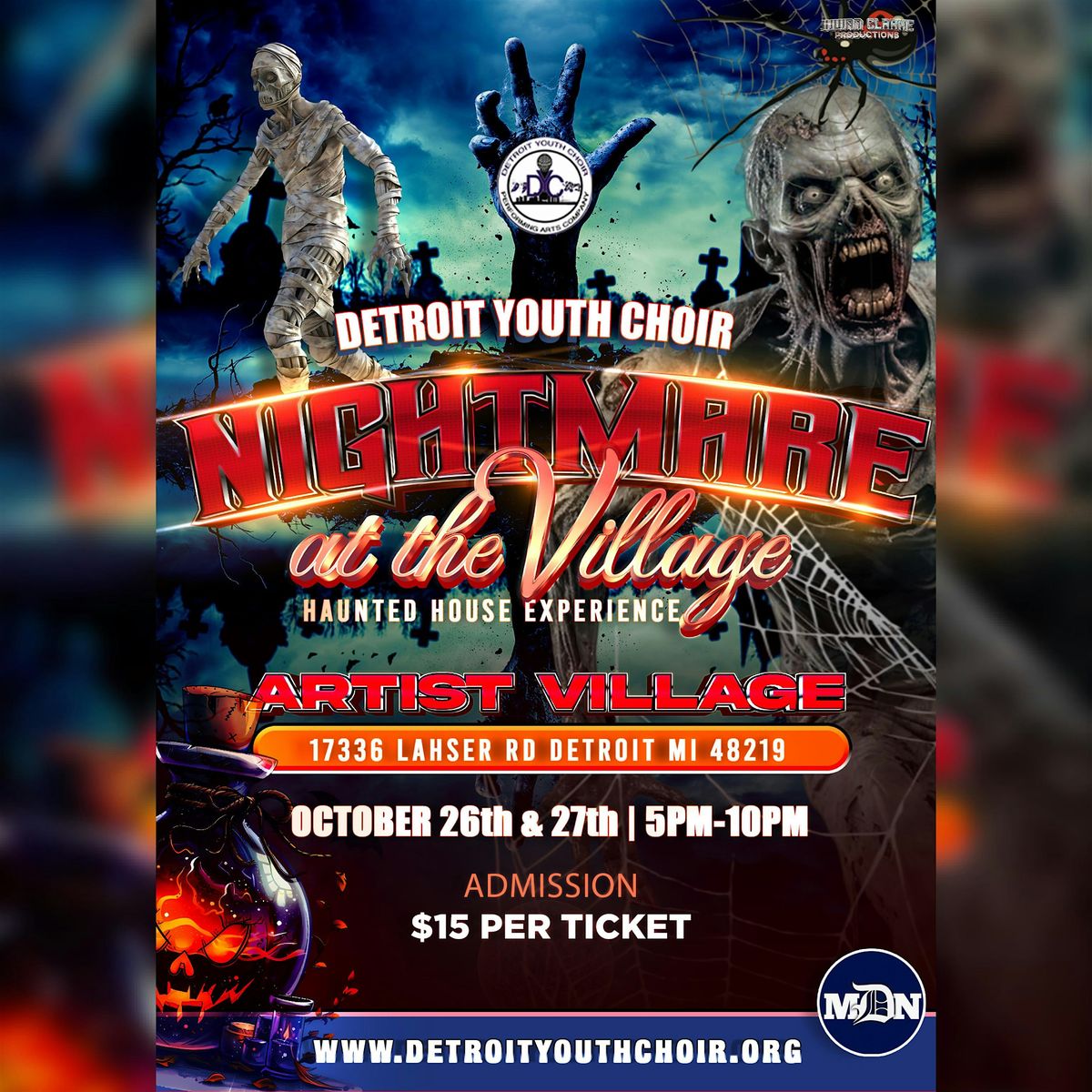 Detroit Youth Theatre  presents "Nightmare at the Village"