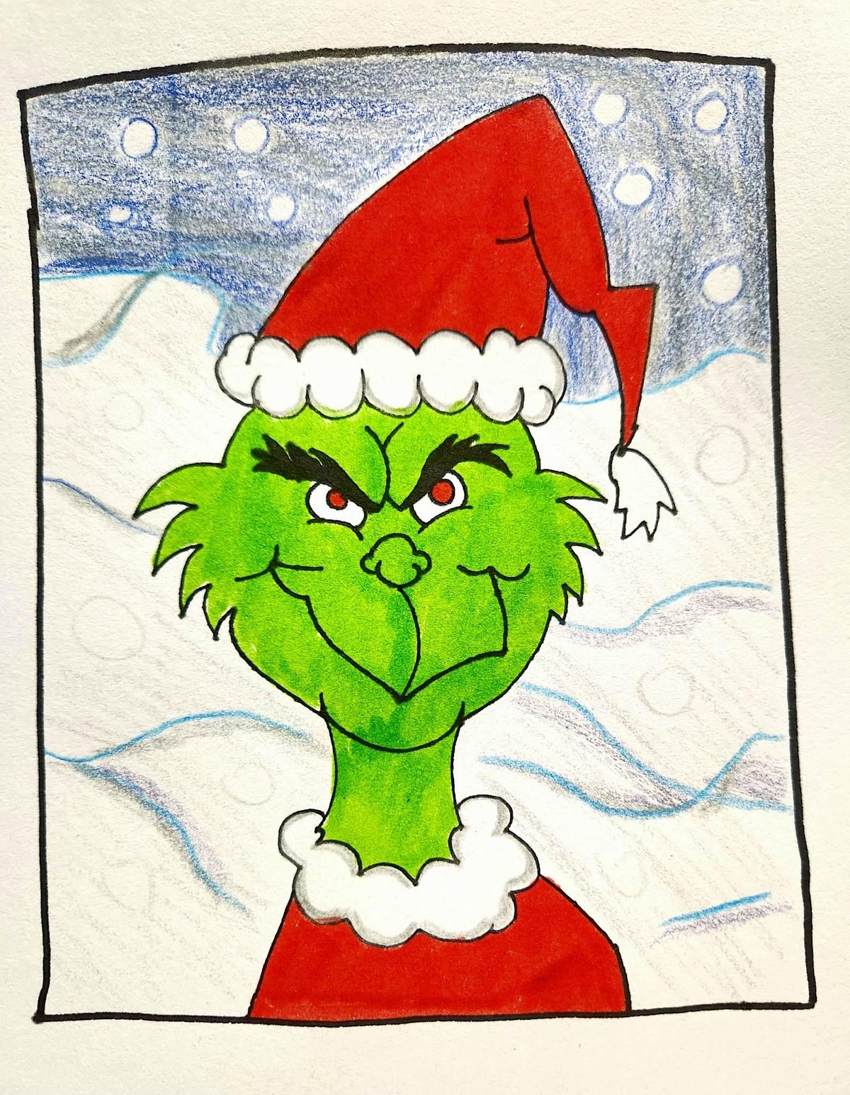 Grinch Paint and Sip 