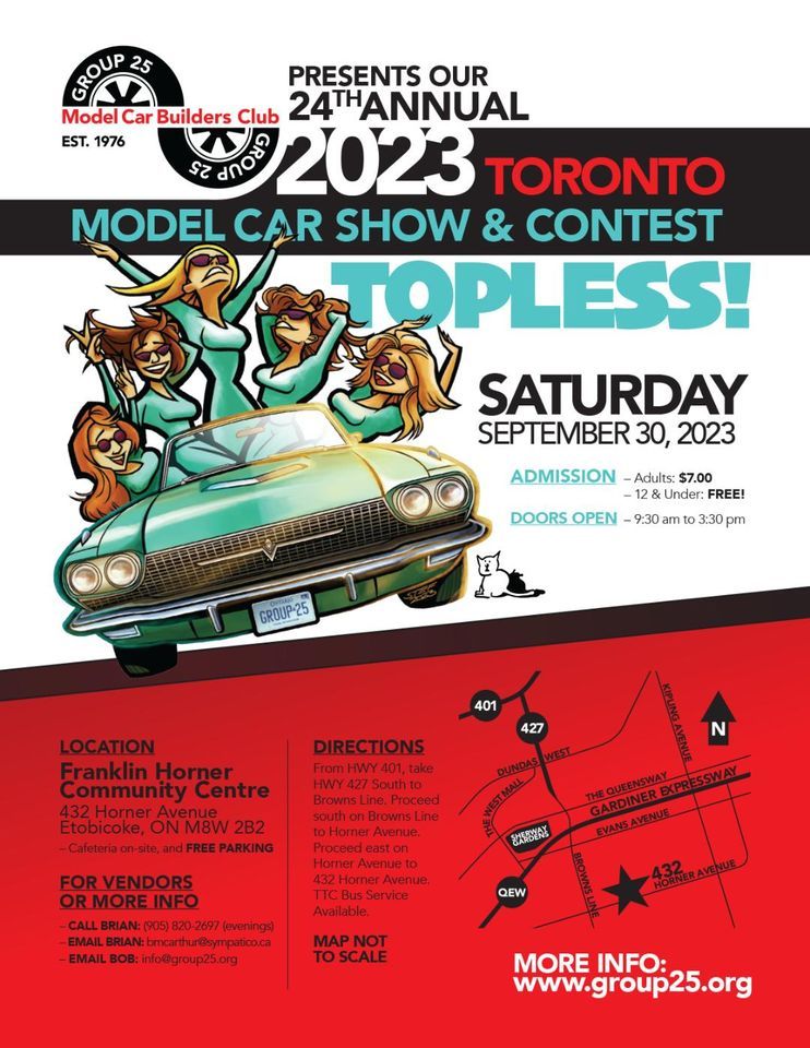 2023 TORONTO MODEL CAR SHOW & CONTEST Franklin Horner Community