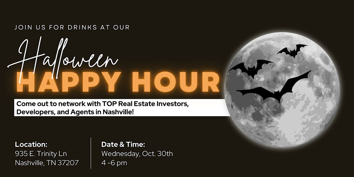 Real Estate Halloween Happy Hour