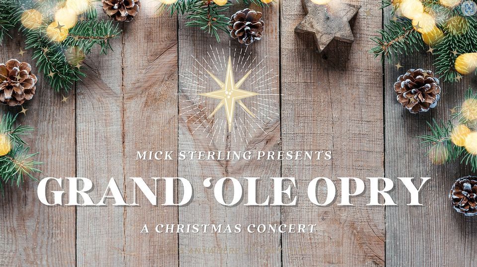 A Grand Ole Opry Christmas with Mick Sterling Crow River Winery