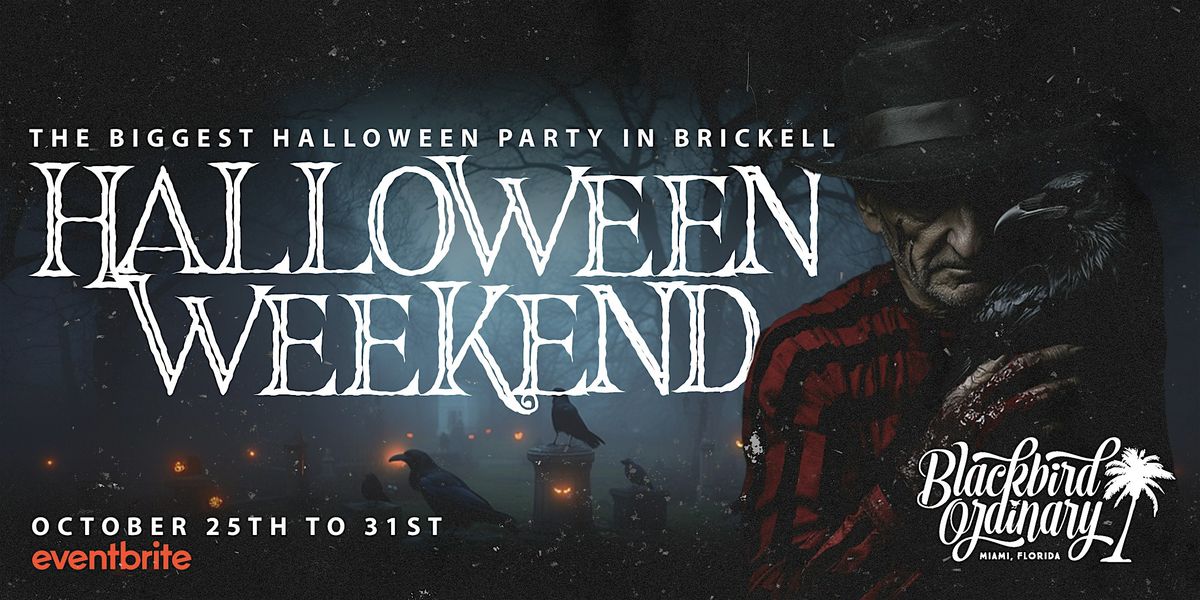 Halloween Weekend at Blackbird Ordinary