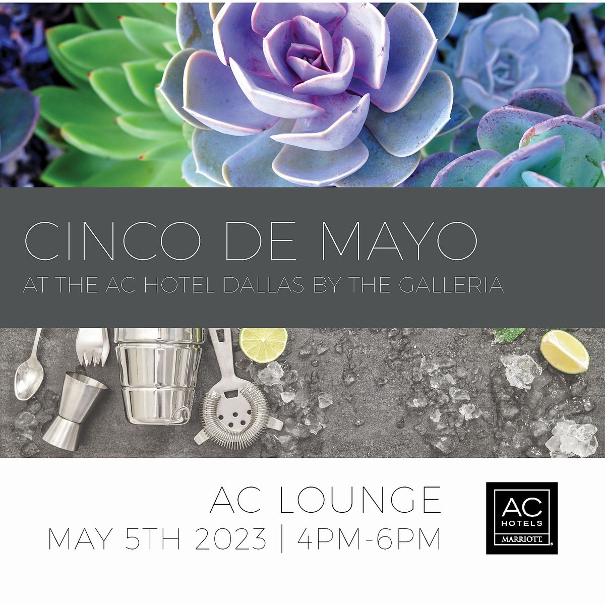 CINCO De MAYO Happy Hour AC Hotel By Marriott Dallas By The Galleria CINCO De MAYO Happy Hour AC Hotel By Marriott Dallas By The Galleria