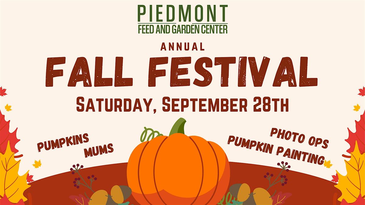 PFGC Annual Fall Festival