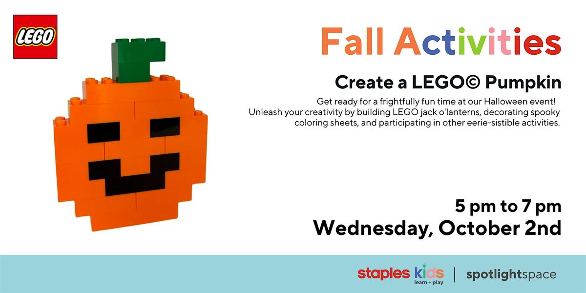 LEGO Jack-o-lantern and Halloween Activities at Staples Sherway Store 11