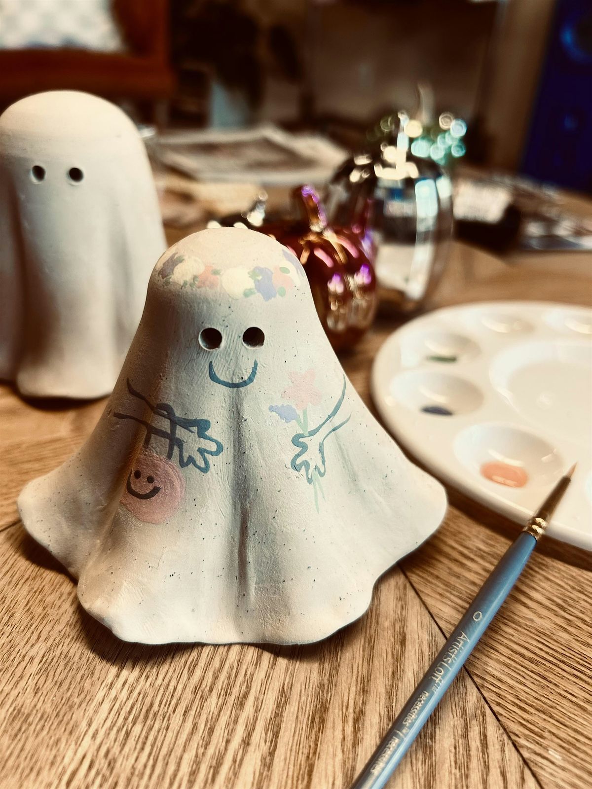 Ceramic Ghost Painting Workshop for Kids