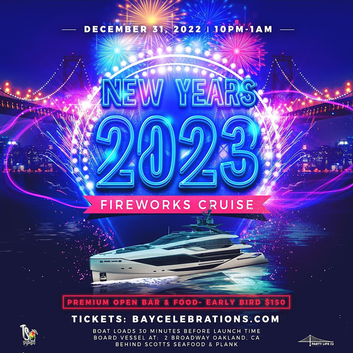 31.12.2023 London Boat Party FLASH SALE- NEW YEAR'S EVE ON