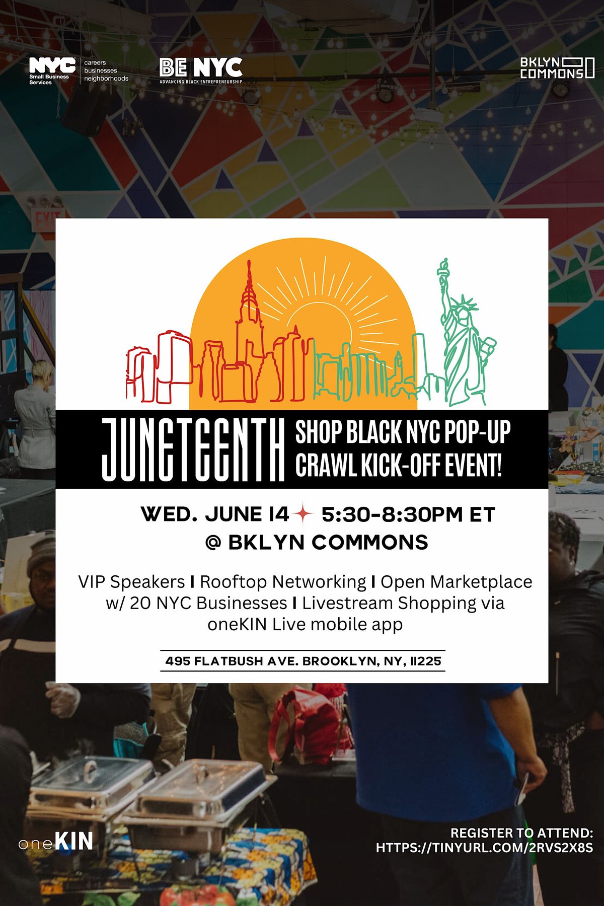 SHOP BLACK NYC KICKOFF CELEBRATION Give a helping Hand