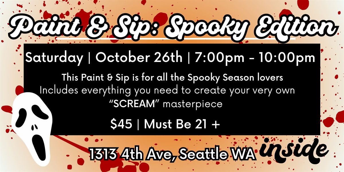 Paint & Sip : Spooky Edition