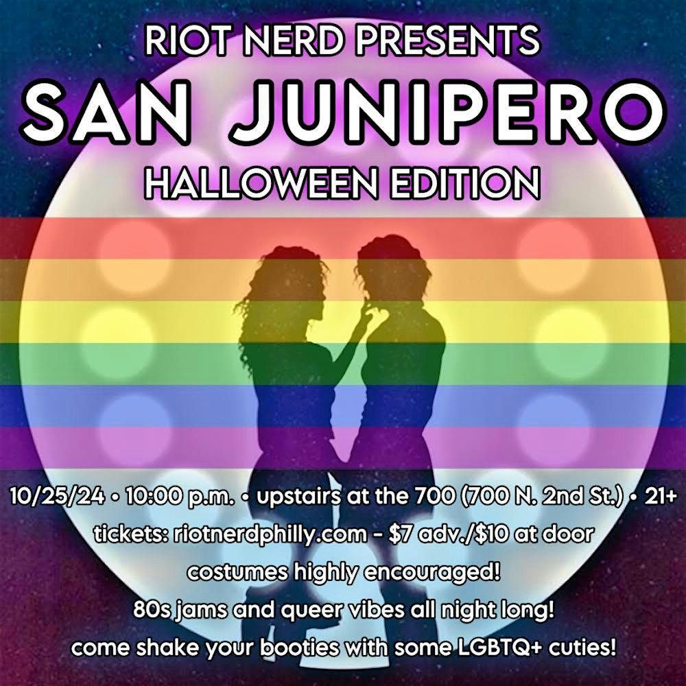 San Junipero - 80\u2019s Pop & New Wave Dance Party (Halloween Edition)!