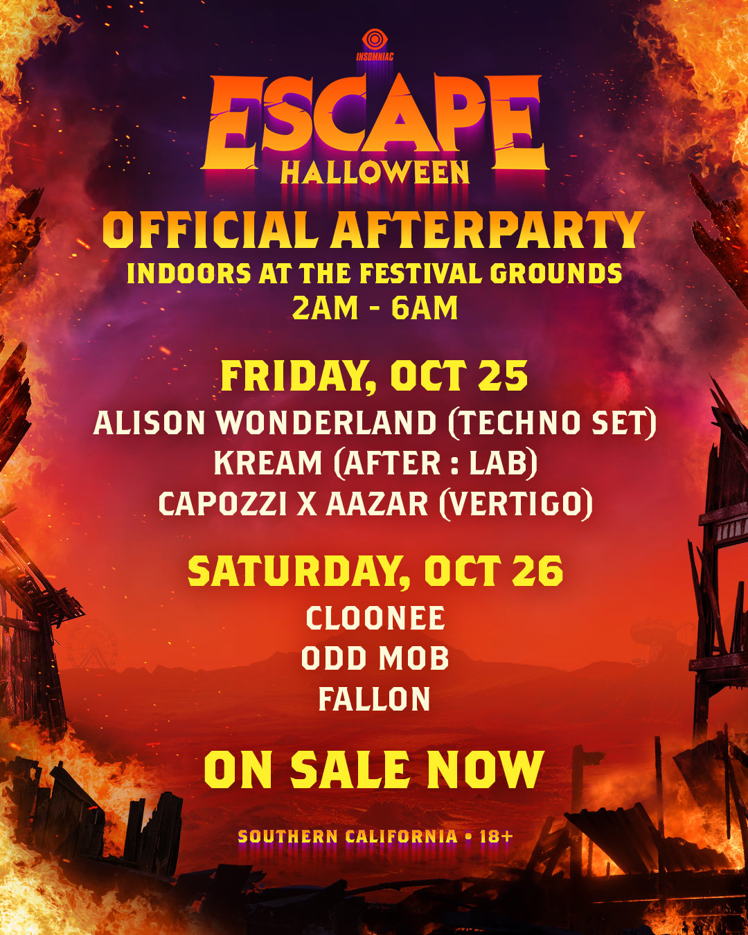 Escape Halloween - (Saturday Pass) (18+)