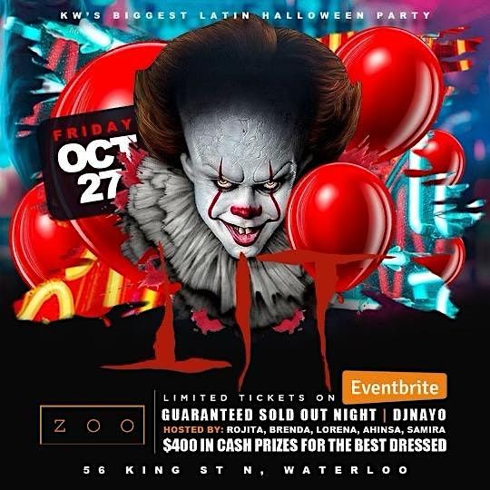 Latin Halloween party inside The Uptown Zoo The Uptown Zoo, Waterloo