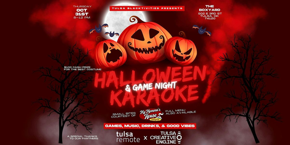 Halloween Karaoke & Game Night