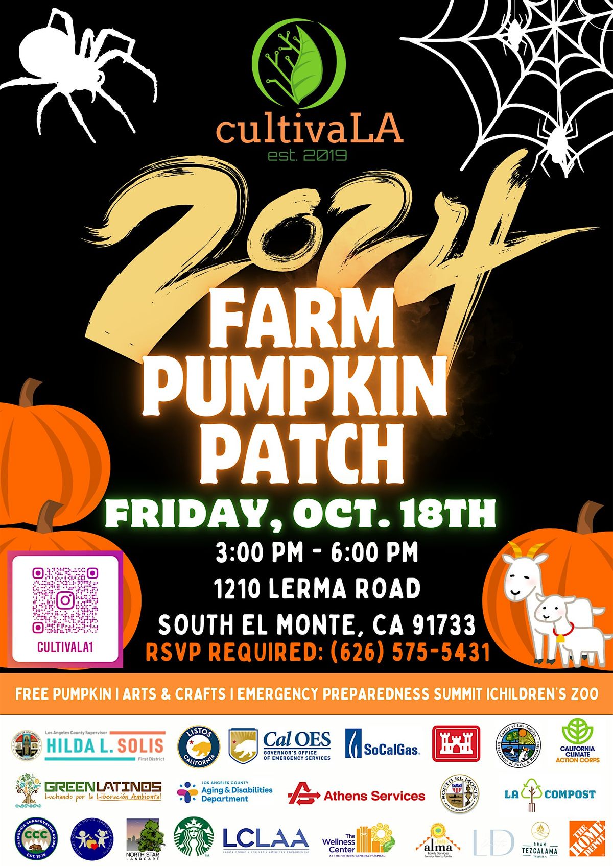 CultivaLA Farm Pumpkin Patch 2024