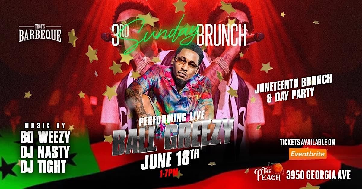 Ball Greezy Performing Live and Fathers Day Brunch /Day Party Troy's Barbeque West