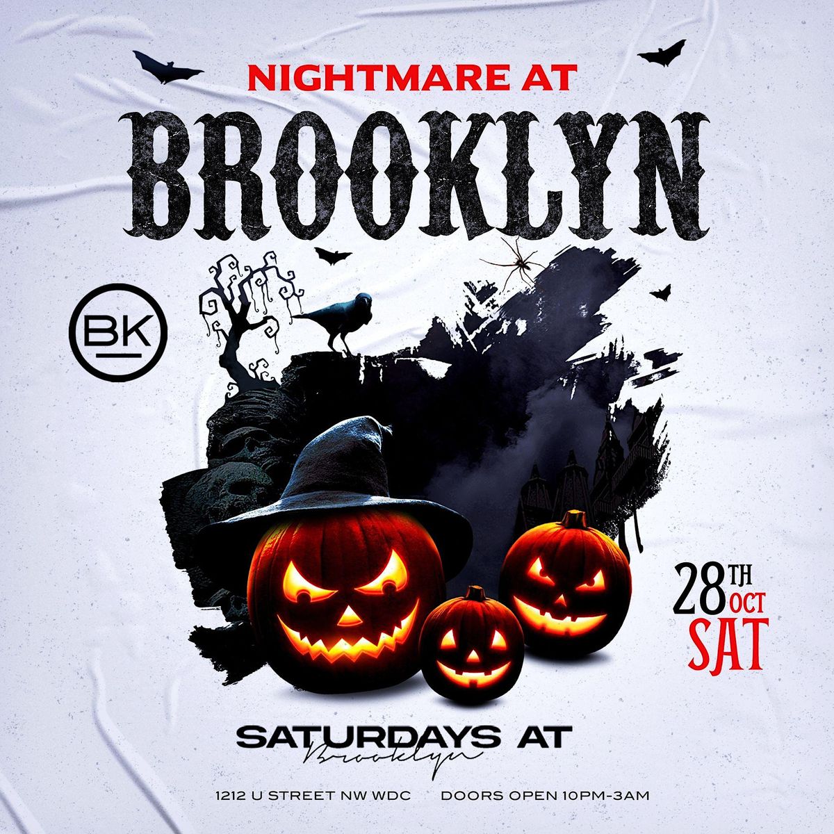 Halloween Costume Party Nightmare At Brooklyn Saturdays BROOKLYN on