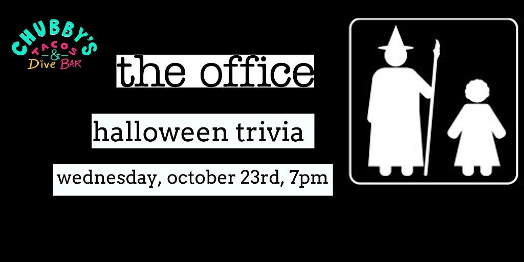 Office Halloween Episode Trivia at Chubby's Tacos Durham