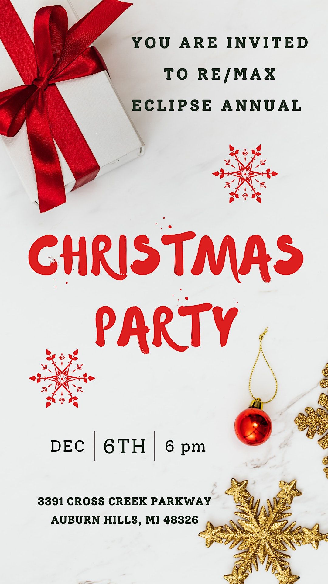 RE/MAX Eclipse Christmas Party | 2GatherMore Elegant Event Venue, Cross ...