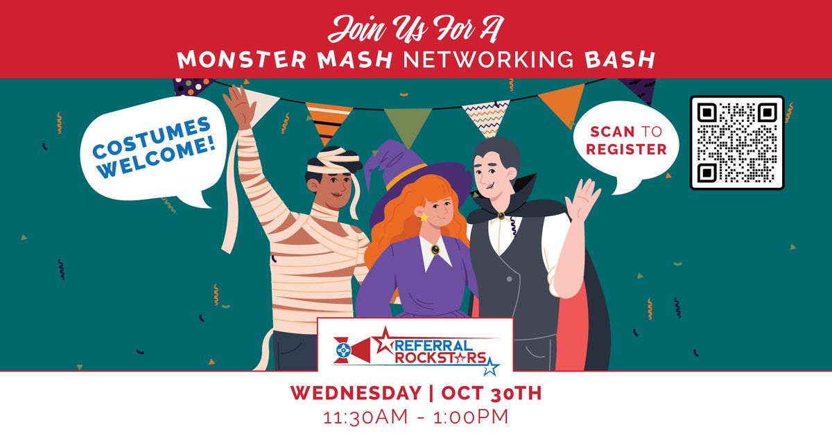 BNI Referral Rock Stars Monster Mash Networking Bash