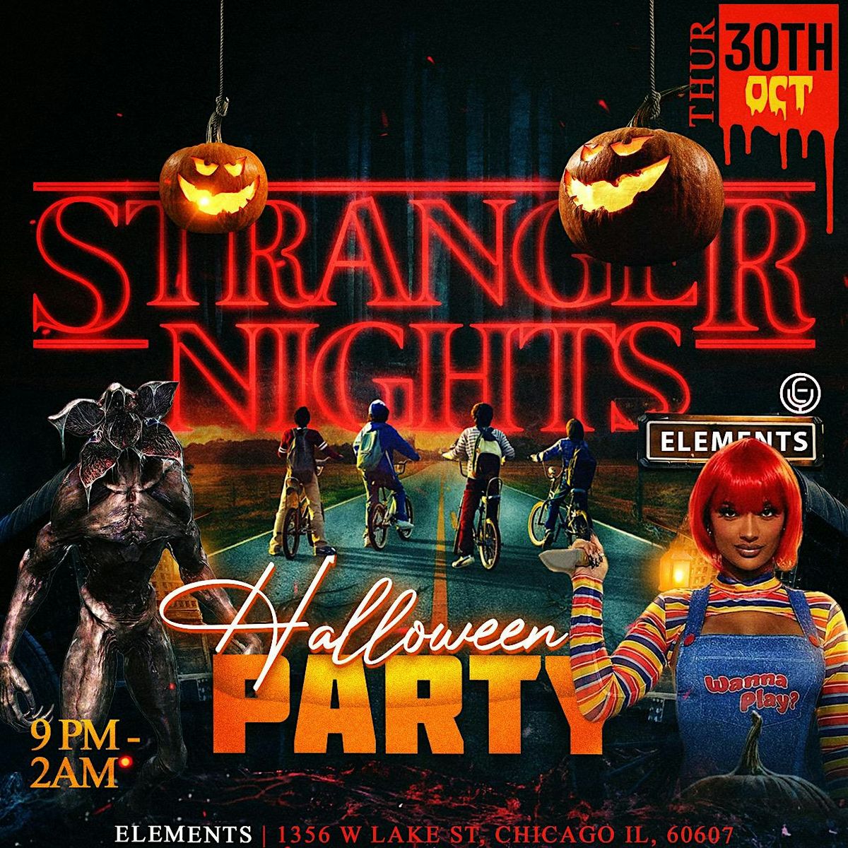 STRANGER NIGHTS HALLOWEEN PARTY