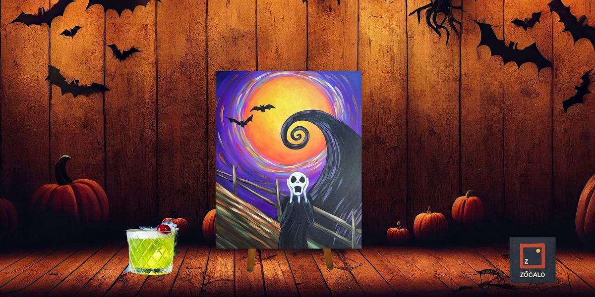 This is Halloween - Paint & Sip at Z\u00f3calo Food Park!