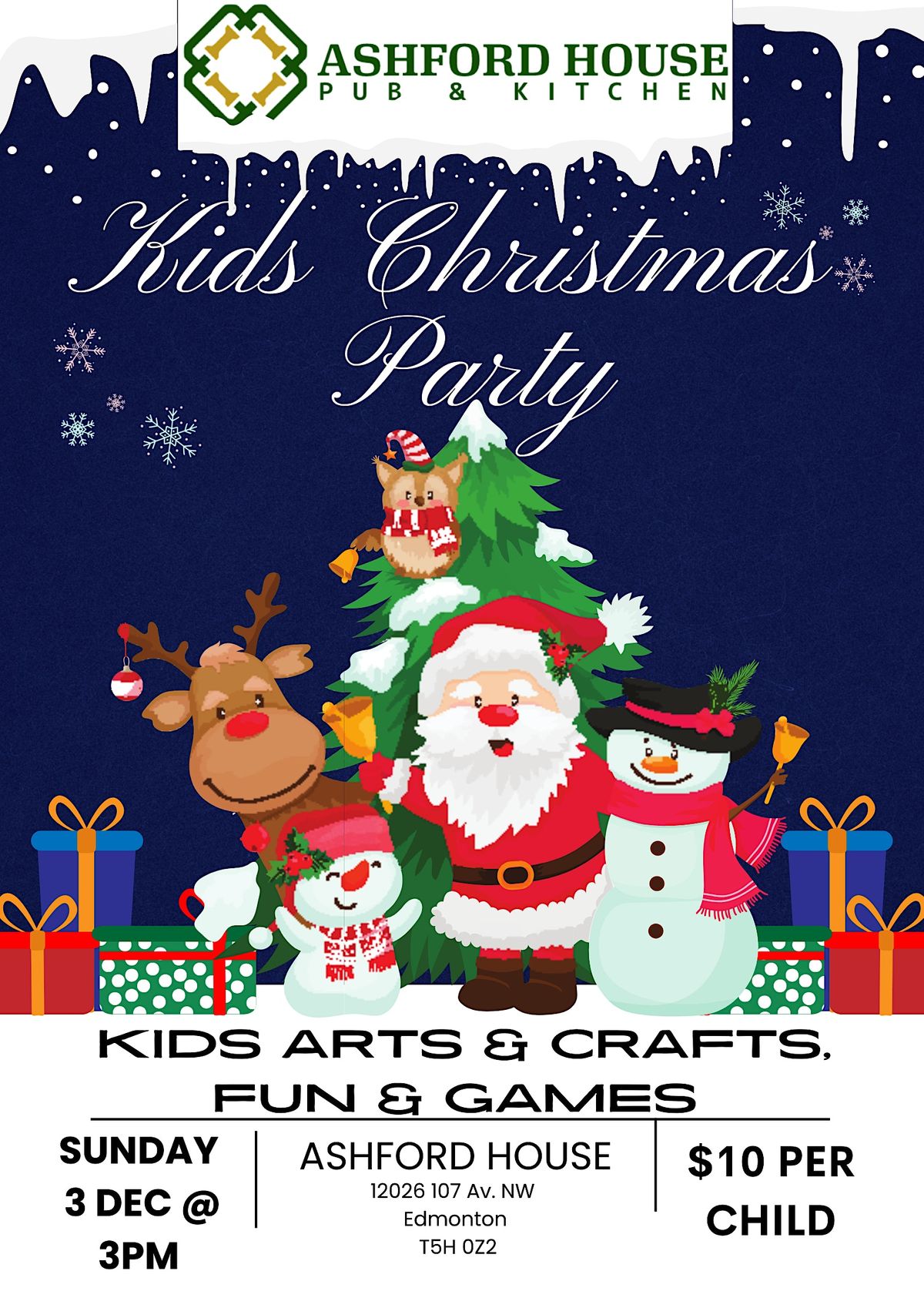 Ashford House Kids Christmas Party Ashford House Pub & Kitchen, 107