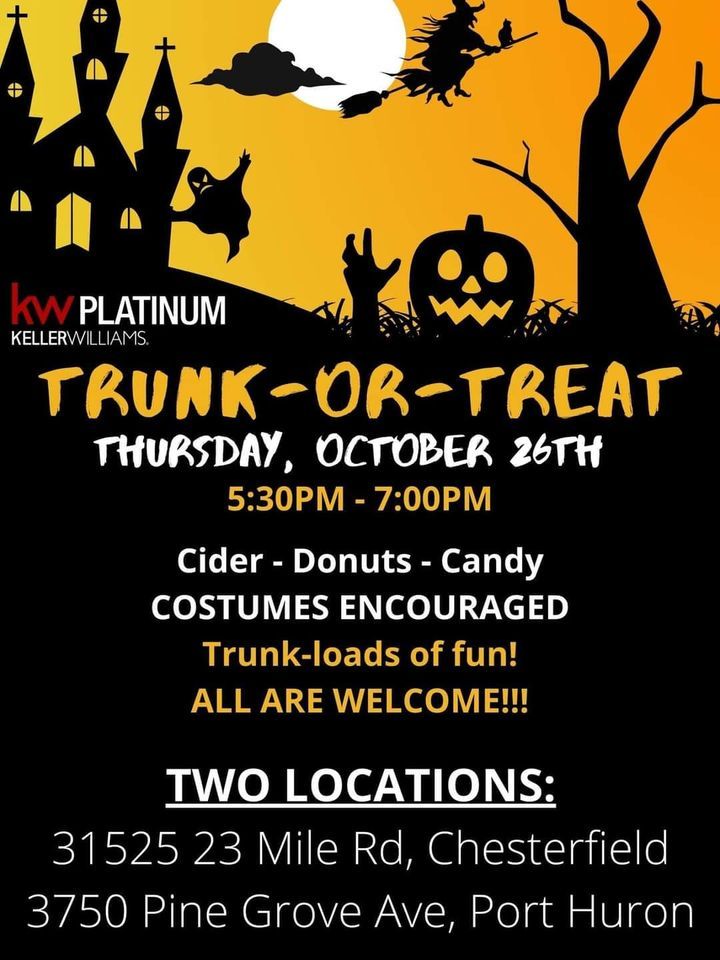 KW Trunk or Treat Keller Williams Platinum Port Huron Business Center