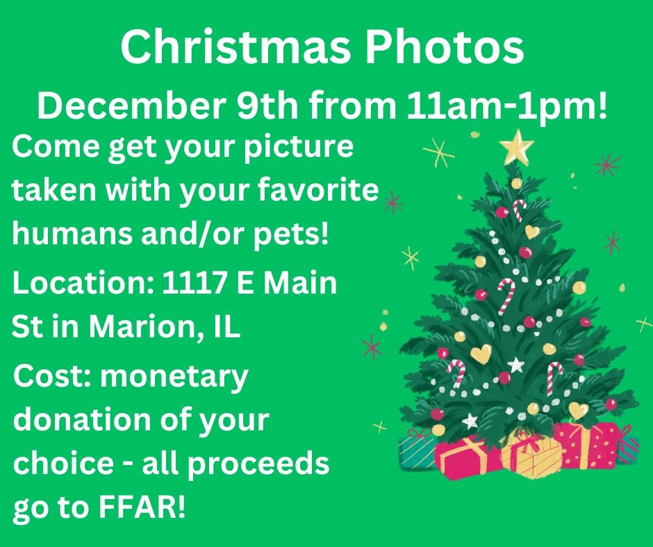 Christmas Photos for a Cause! Finding Forever Animal Rescue & Thrift