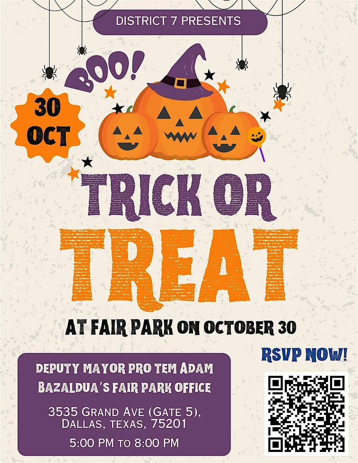 Trunk or Treat: District 7 Open House