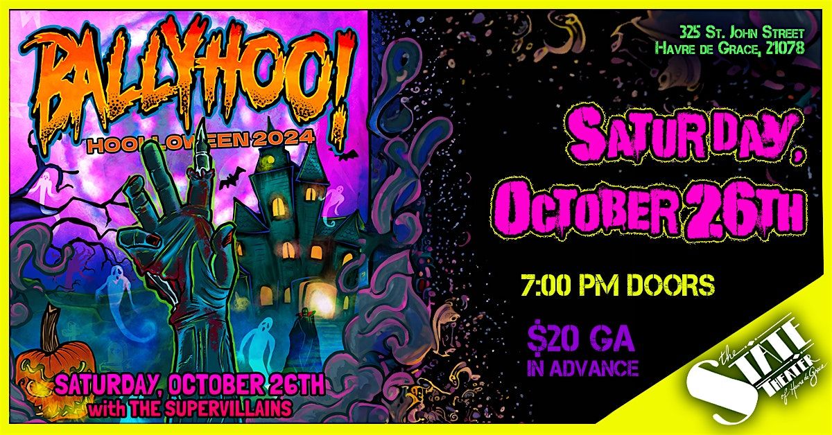 BALLYHOO! Hoolloween 2024 - NIGHT 2