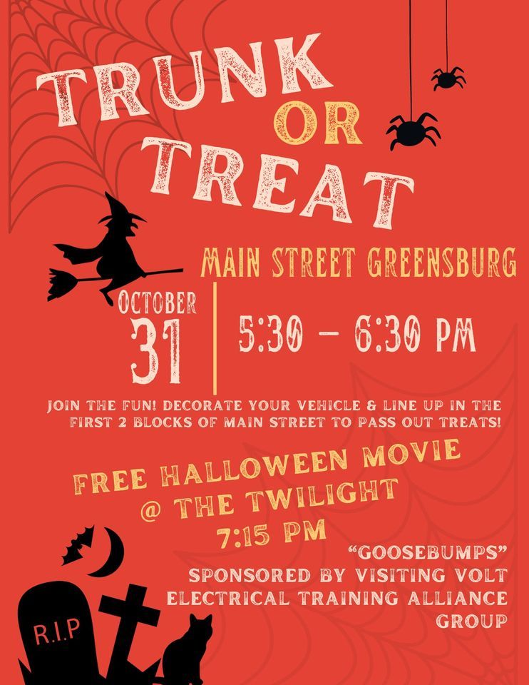 Greensburg Trunk or Treat 2025 Main Street, Greensburg, Kansas