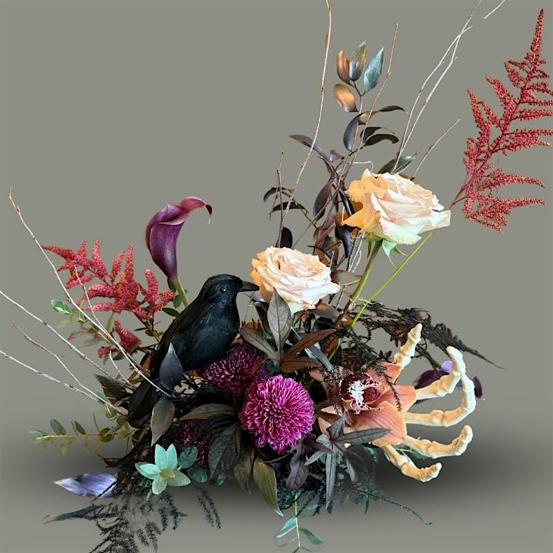 Halloween Floral Workshop:  Spirits + Stems in Boston by Hoamsy